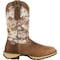 Durango Men's Western Boot, 9 M, Leather, 12 in H, Dusty Brown/Desert Camo DDB0166 - alternate 5